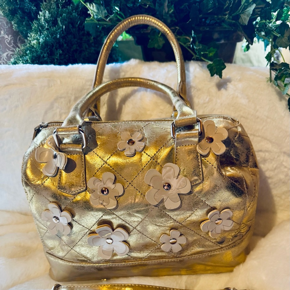 Charming Charlie Metallic Cutie👜👜👜